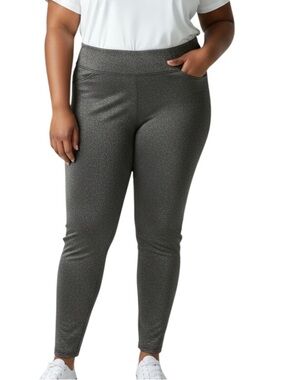 Pennington's Shimmering Charcoal Metallic Leggings